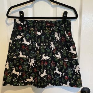 Dangerfield corduroy unicorn skirt
